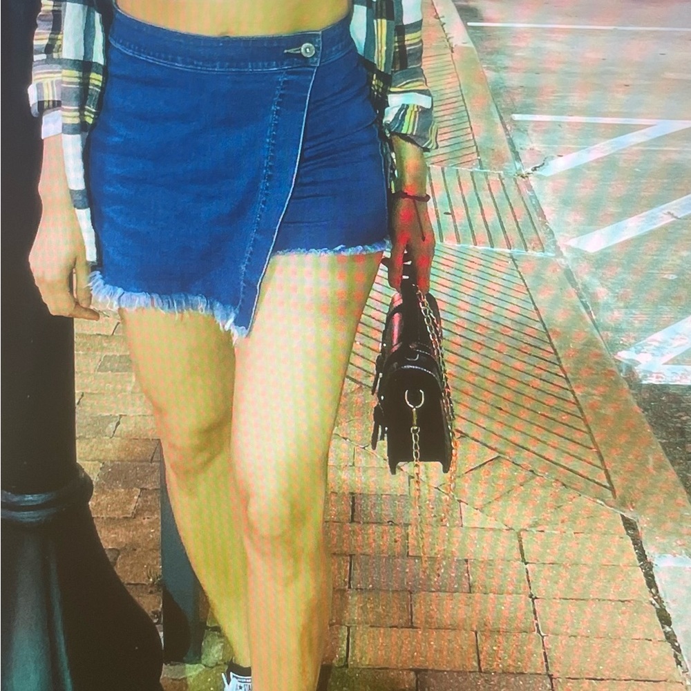 Arizona Jean Company Blue Denim Skirt